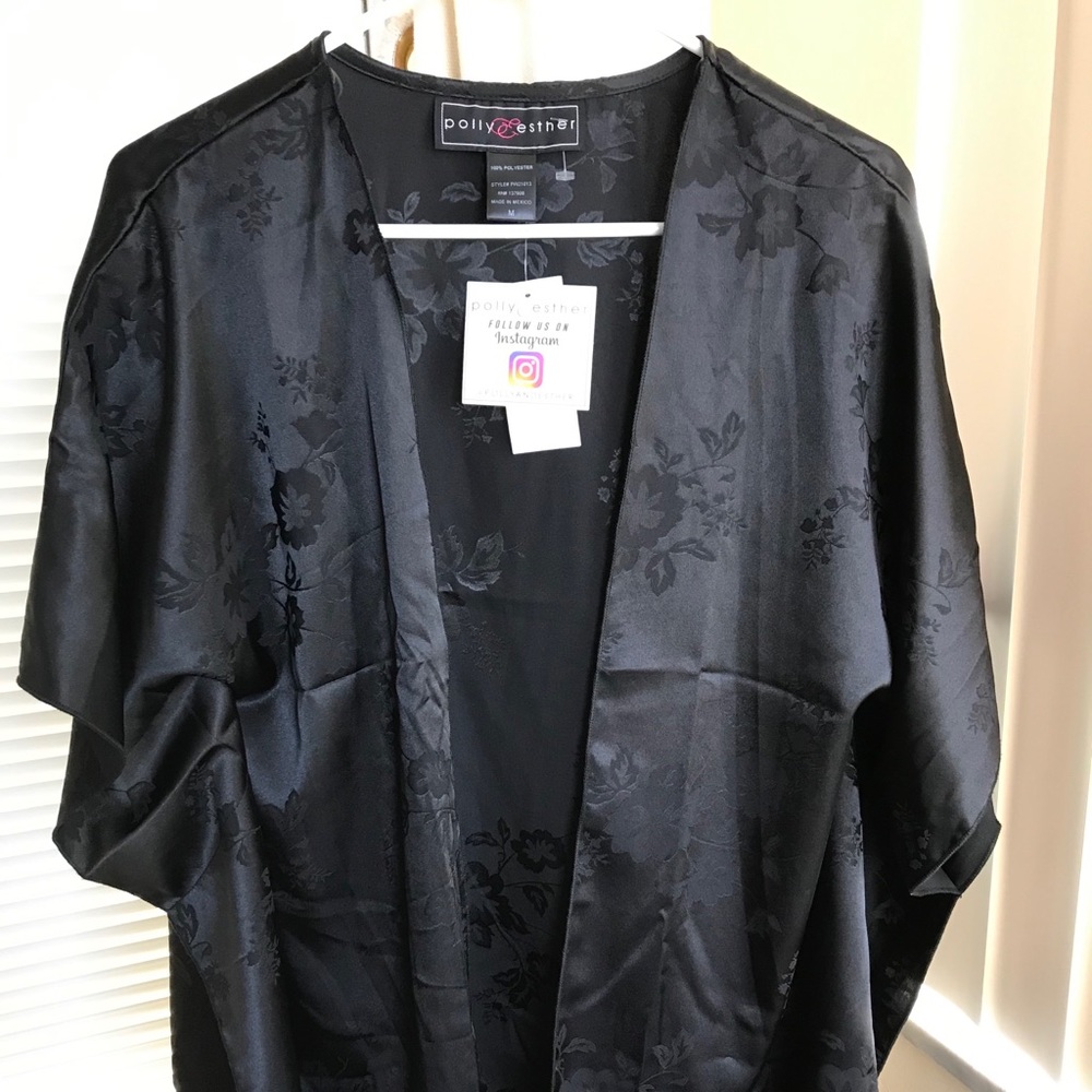NEW silky satin kimono!